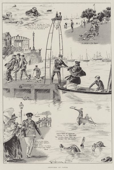 Esquisses à Cowes - Ralph Cleaver